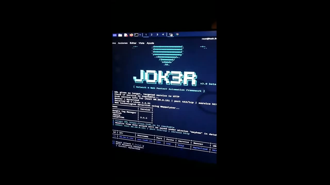 Ciberseguridad: Análisis Website